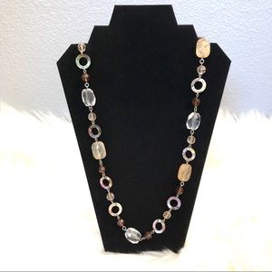 Vintage Lia Sophia Mixed Shape Necklace